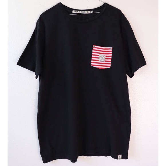 Urban Outfitters Other - Iron & Resin Striped Pocket T-Shirt